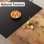 Table de salle à manger industrielle 78 pouces - Table de cuisine pour 6-8 personnes, Table rectangulaire en bois pour salle à manger