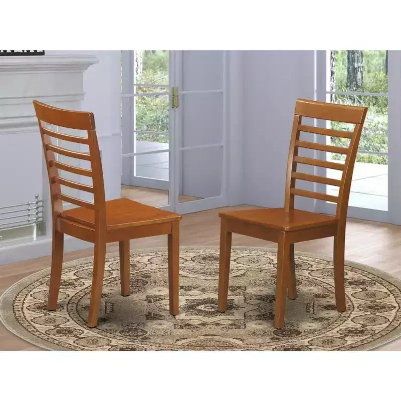 Chaise de cuisine faite à la main - 2 pièces