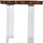 Table d'appoint en bois naturel