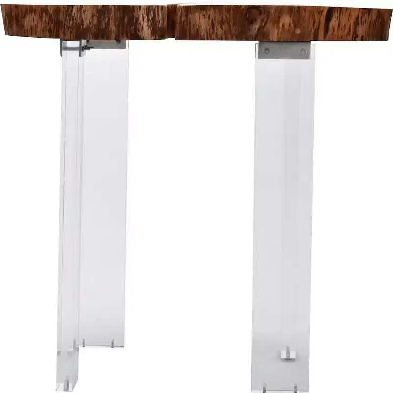 Table d'appoint en bois naturel