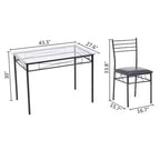 Table de salle à manger 4 personnes à quatre pieds