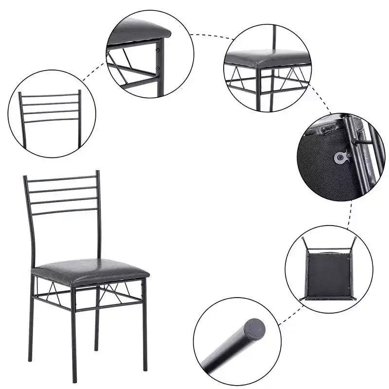 Table de salle à manger 4 personnes à quatre pieds