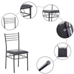 Table de salle à manger 4 personnes à quatre pieds