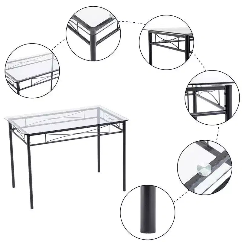 Table de salle à manger 4 personnes à quatre pieds