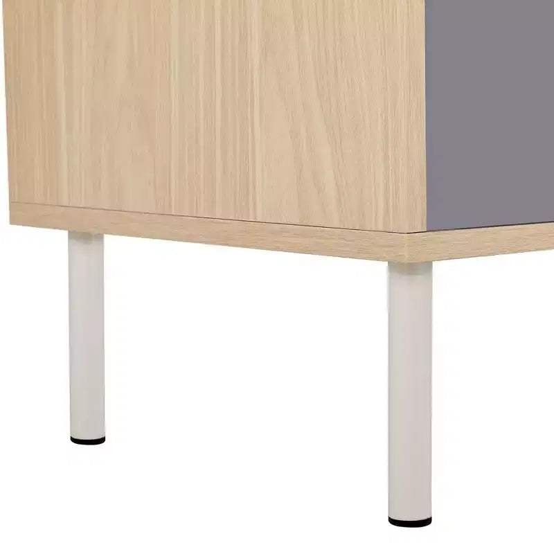 Étagère à livres 2 en 1 avec arbre à chat, vitrine, cache-litière, étagère d'escalade, bibliothèque de rangement, naturel