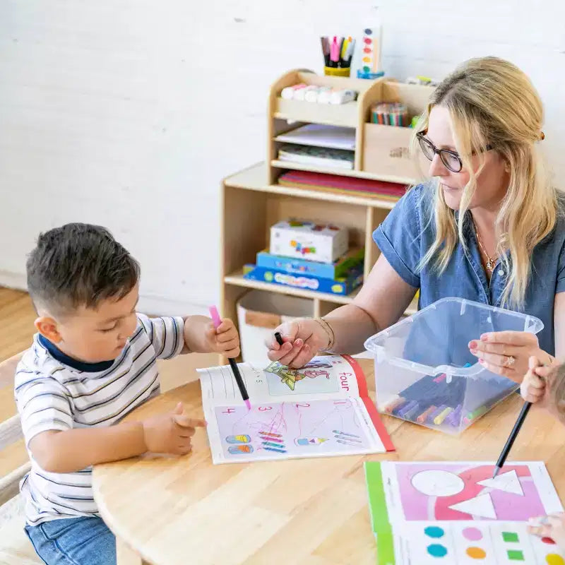 Meuble de rangement 12 casiers et 15 bacs à façade ouverte, 3x4, Meuble pour enfants