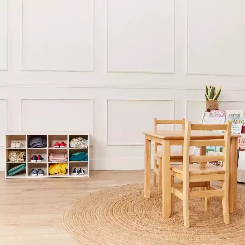 Meuble de rangement 12 casiers et 15 bacs à façade ouverte, 3x4, Meuble pour enfants