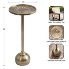 Table à Boire en Métal