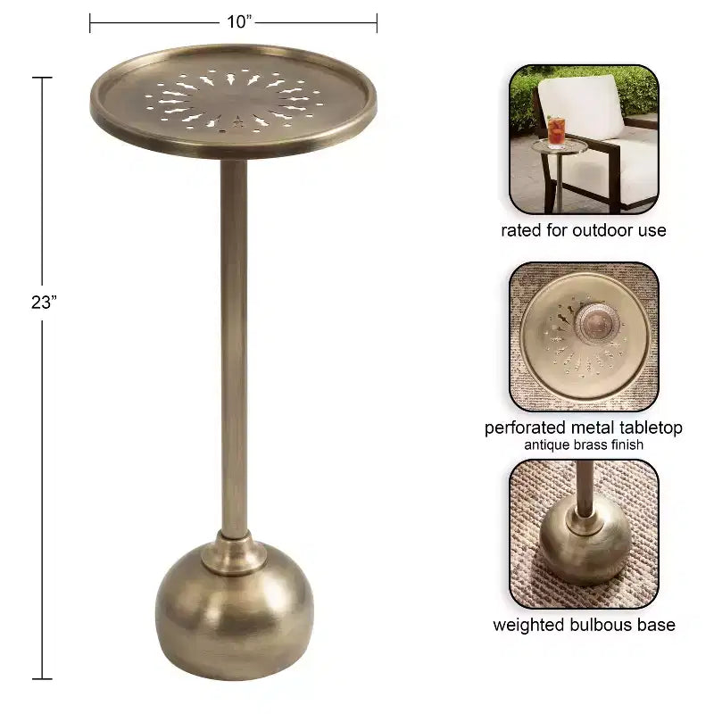 Table à Boire en Métal