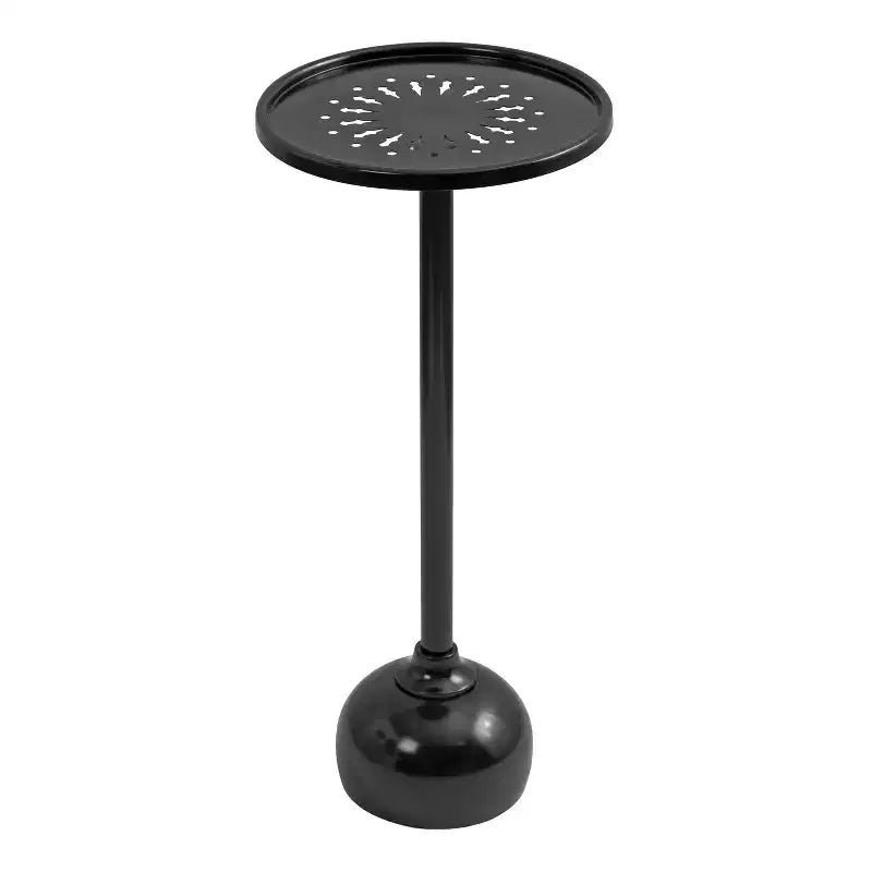 Kate and Laurel Miki Metal Drink Table