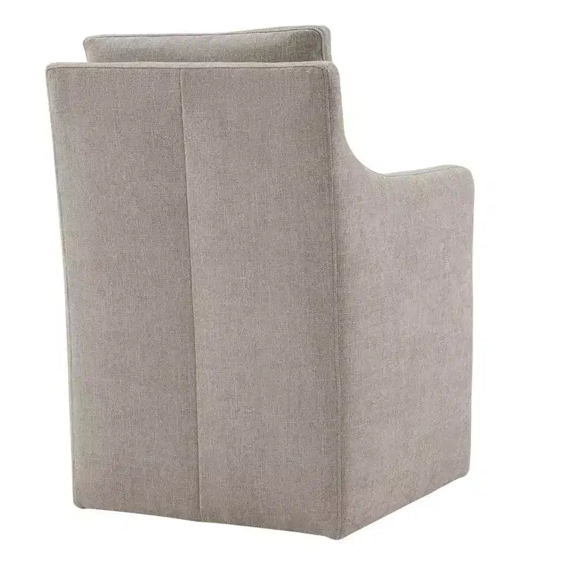 Chaise de salle à manger moderne avec roulettes, aucun assemblage requis