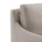 Chaise de salle à manger moderne avec roulettes, aucun assemblage requis