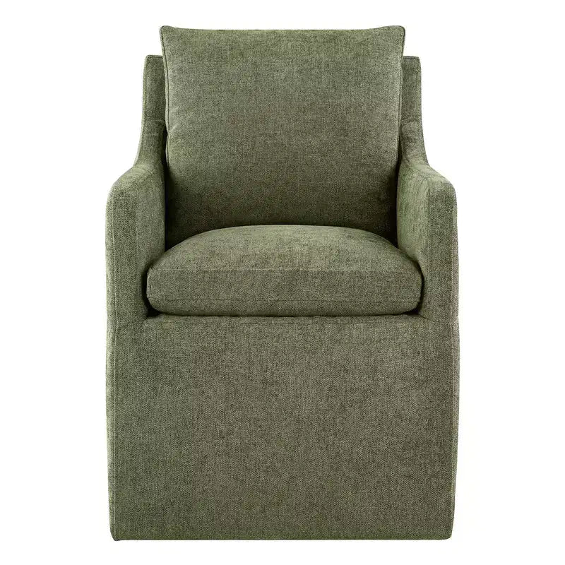 Chaise de salle à manger moderne avec roulettes, aucun assemblage requis