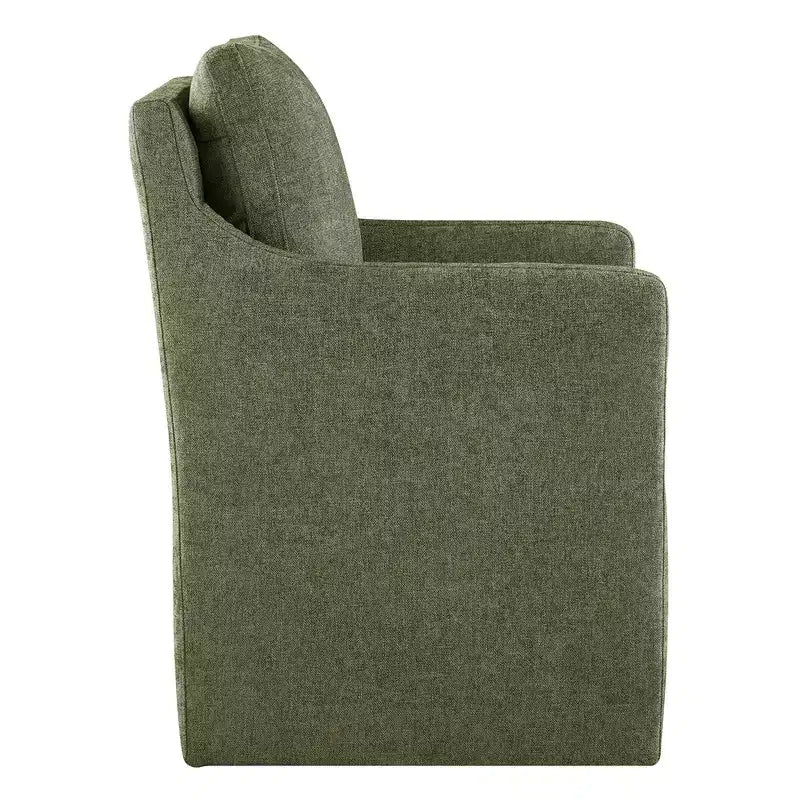 Chaise de salle à manger moderne avec roulettes, aucun assemblage requis