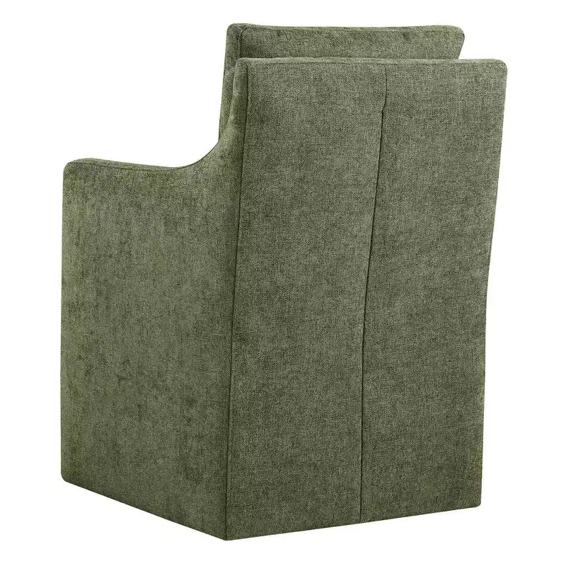 Chaise de salle à manger moderne avec roulettes, aucun assemblage requis