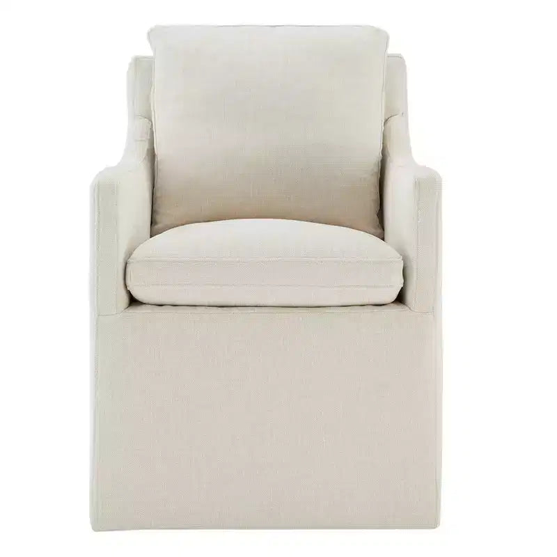 Chaise de salle à manger moderne avec roulettes, aucun assemblage requis