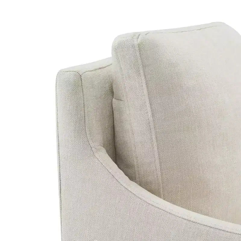 Chaise de salle à manger moderne avec roulettes, aucun assemblage requis