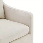 Chaise de salle à manger moderne avec roulettes, aucun assemblage requis