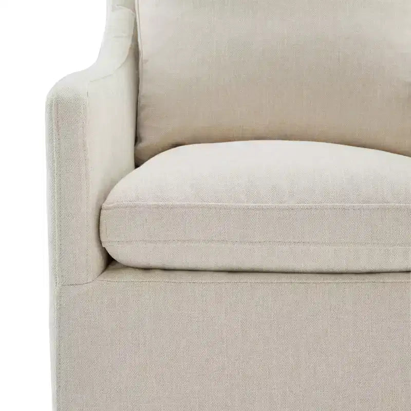 Chaise de salle à manger moderne avec roulettes, aucun assemblage requis
