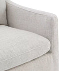 Chaise de salle à manger moderne avec roulettes, aucun assemblage requis
