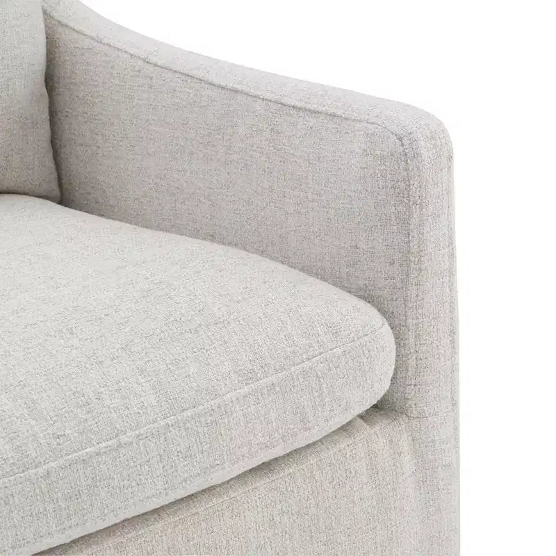 Chaise de salle à manger moderne avec roulettes, aucun assemblage requis