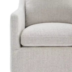 Chaise de salle à manger moderne avec roulettes, aucun assemblage requis