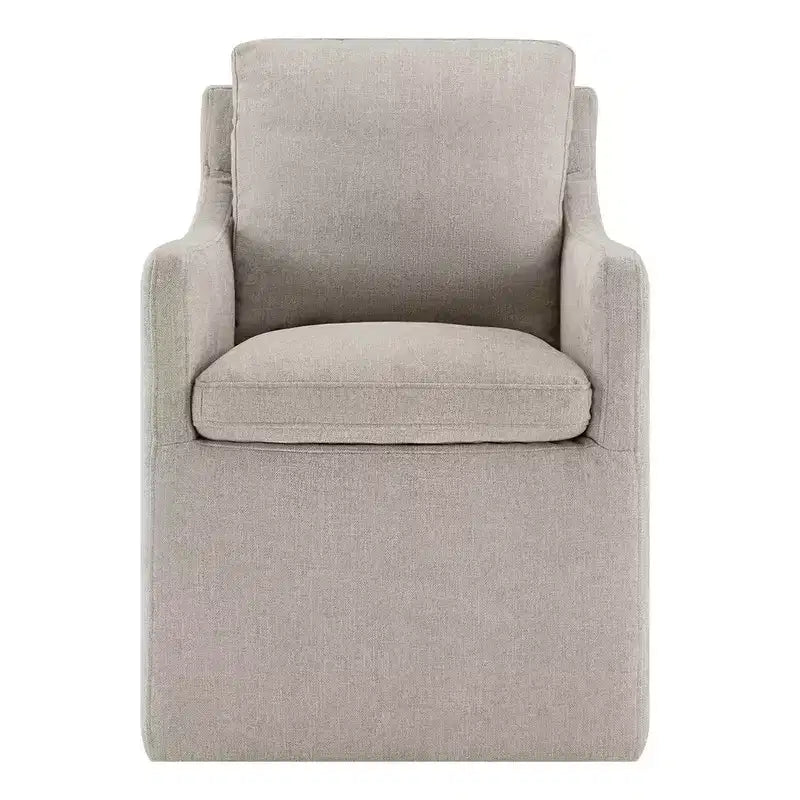 Chaise de salle à manger moderne avec roulettes, aucun assemblage requis