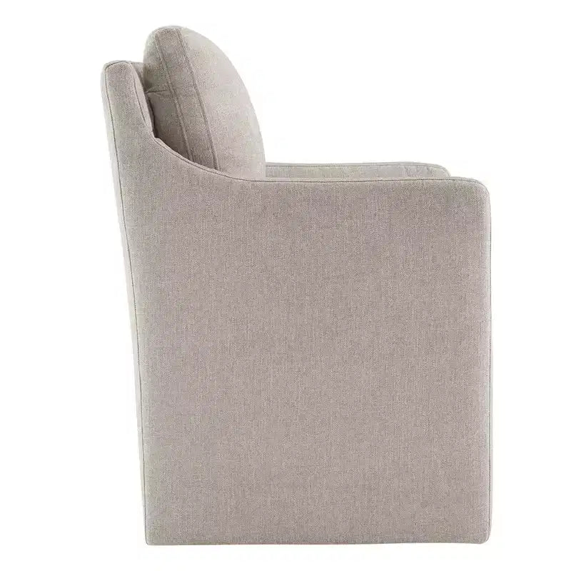 Chaise de salle à manger moderne avec roulettes, aucun assemblage requis