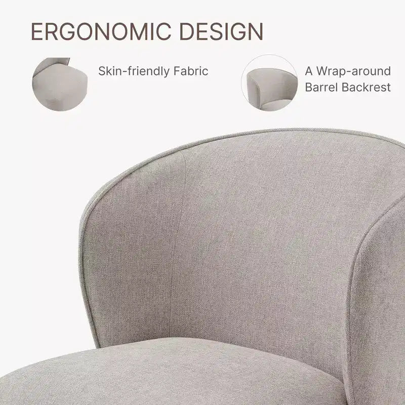 Chaise de salle à manger moderne avec roulettes et dossier enveloppant