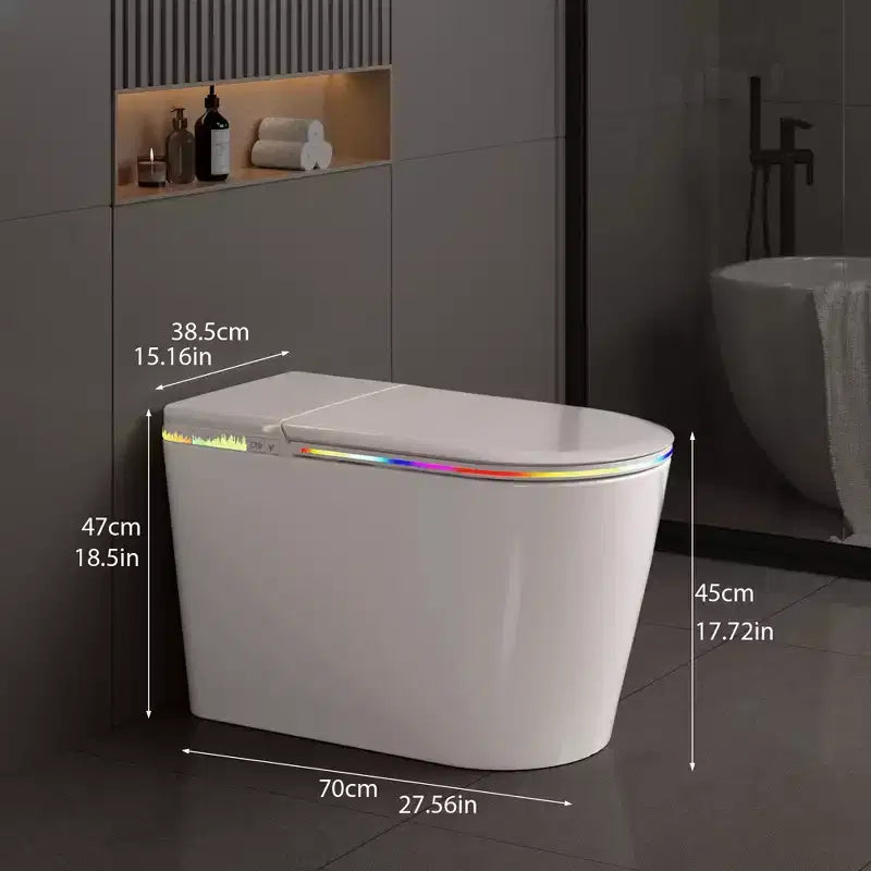 Toilette intelligente, Douchettes féminines, Buse amovible, Couvercle mousse, Bâtonnet parfumé