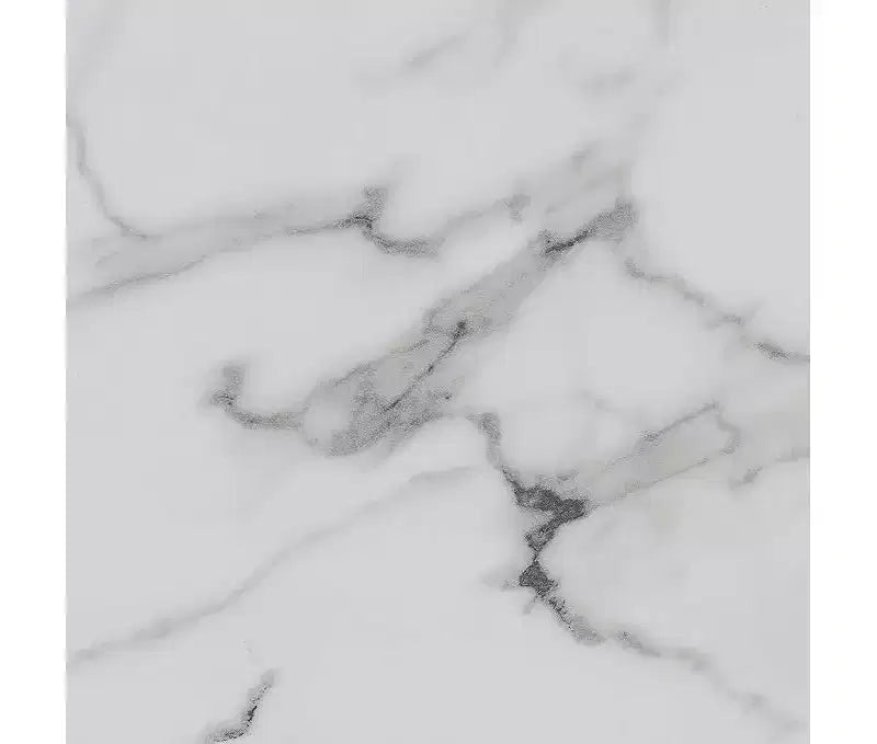 Table d'appoint rectangulaire en métal blanc de 64,7 cm de hauteur - 1 pièce