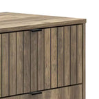 Commode 5 tiroirs (Verrouillage) - Chêne noueux