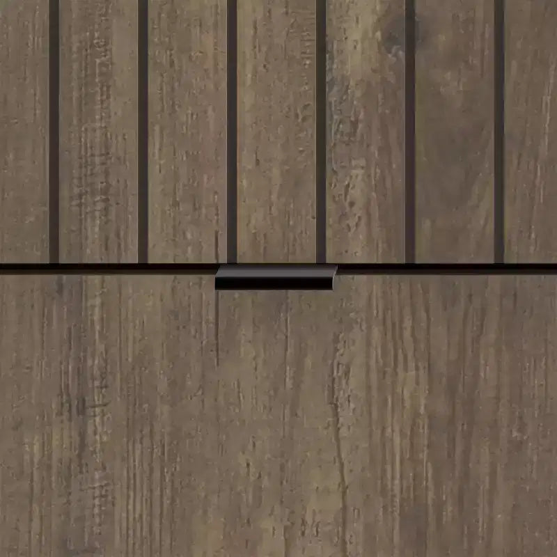 Commode 5 tiroirs (Verrouillage) - Chêne noueux