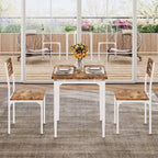 Table à manger pour 2, Ensemble table et chaises compact 3 pièces, Assise ergonomique confortable, Idéal pour petits espaces, cuisines, appartements