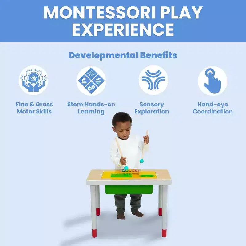 Table sensorielle Jeu et Découverte avec instruments de musique
