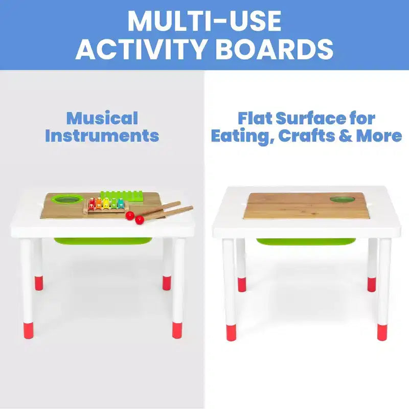 Table sensorielle Jeu et Découverte avec instruments de musique