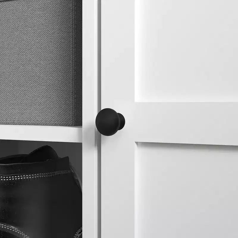 Banc à chaussures avec coussin, banquette d'entrée avec 2 tiroirs et étagère réglable pour couloir