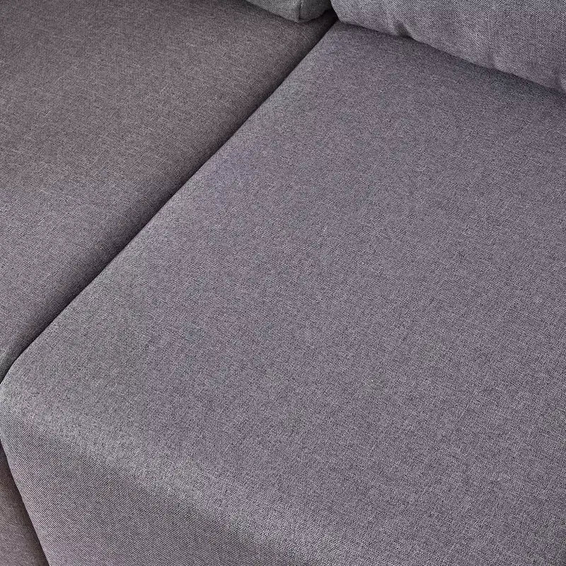 Lit escamotable double/simple avec canapé, Lit mural avec coussin, Lit escamotable avec étagères pour Chambre à coucher, Chambre d'amis, Petite pièce, Blanc