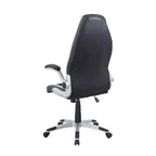 Chaise d'ordinateur ergonomique moderne bicolore réglable