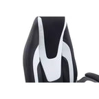 Chaise d'ordinateur ergonomique moderne bicolore réglable