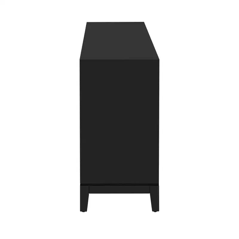 Meuble de rangement/unité de salle à manger élégant de 151,9 cm au design vertical, adapté aux bureaux, entrées et salons.